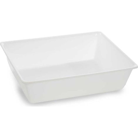 Plateau en Plexiglas gastronorme GN 1/2 325X265X80mm Blanc - Matériel CHR Pro