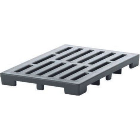 DALLMER Rejilla para sumidero de sótano 71, gris, 225 x 155 mm, 714923