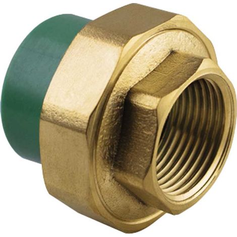 GIUNTO CON GHIERA FILETTATA FEMMINA PN 25 IN PPR Ø32 x 1""F