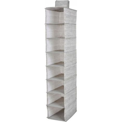 Organisateur de penderie - 150 mm - 8 compartiments - Rangement pour vêtements - Espace de rangement supplémentaire (1/3)