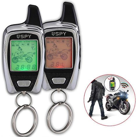 Sistemas de alarma antirrobo de 12 V con kit de alarma de advertencia y control remoto para motocicletas. (1/5)
