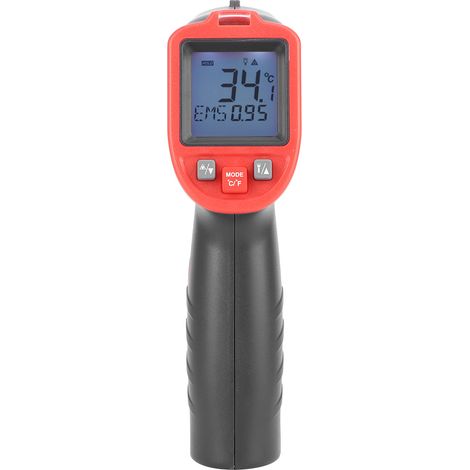 Thermomètre infrarouge numérique portable sans contact avec écran LCD, mesure de température 50℃-1050℃ (1/5)