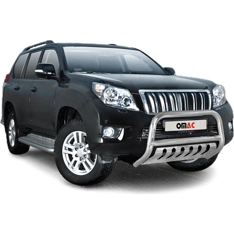 Pare-Buffle Avant Pour Toyota Land Cruiser 150 2010-2013 Acier Noir (1/5)