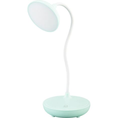 Ortviai Lampe de bureau LED rechargeable USB, 6500–6800 K, 3 niveaux de luminosité tactile, design pliable (1/5)