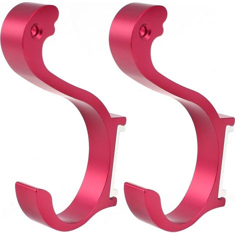 2 pièces en aluminium porte-mains porte-clés de bordeaux 9,5 cm (0629bf4595ef70901483f0904b2d6289) (1/3)