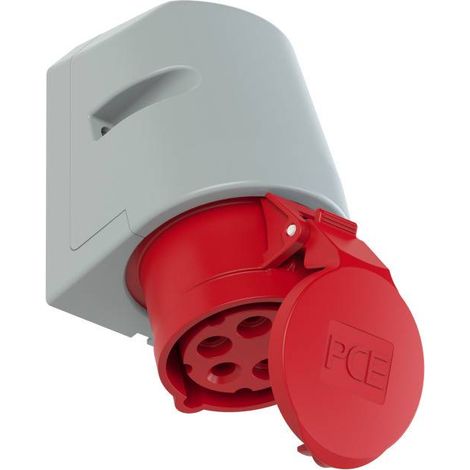 Prise étanche composable 1156TT – 16 A 5 pôles – IP44 pour chantiers humides – Borne sans vis 400 V – PCE (1/4)