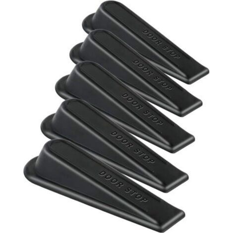 5-Pack Rubber Door Stoppers for All Floors, Anti-Scratch and Non-Slip (1/5)