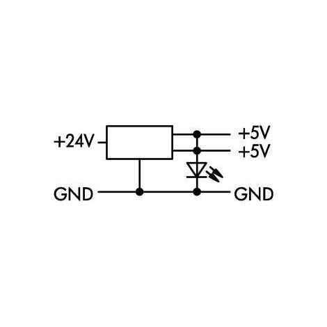 Wago 859-801 Convertidor DC/DC 10-30 V Entrada