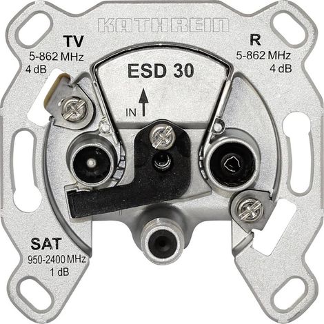 Kathrein ESD 30 Presa per antenna SAT, TV, Onde ultracorte Da incasso