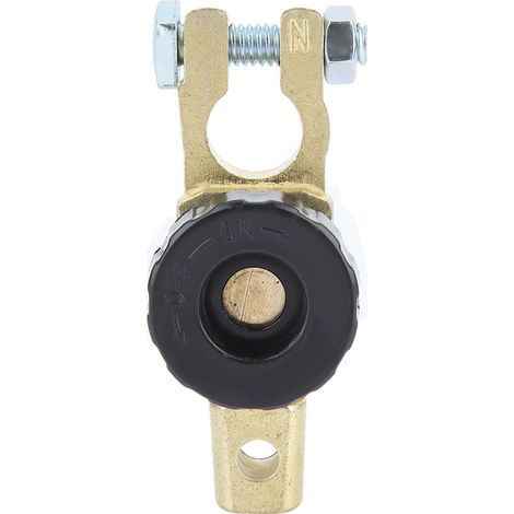Car battery disconnect switch, automatic car battery connection disconnect switch button type (Black) (1/5)