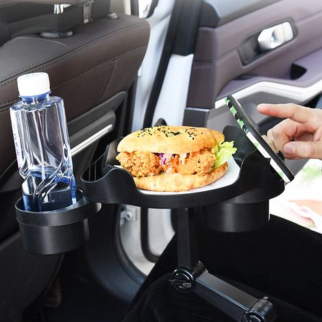 Porte-gobelet de voiture réglable avec fente pour téléphone, noir, portable et robuste, accessoire de voyage en voiture, type 3 (1/5)
