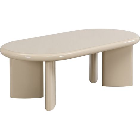 Tavolino in MDF Beige laccato - TABEMI