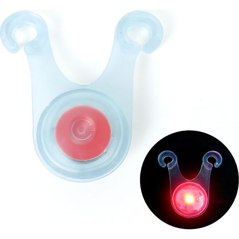 Lampe suspendue LED rouge pour le camping, la décoration et le feu arrière de vélo. Idéale pour les activités de plein air. (1/5)