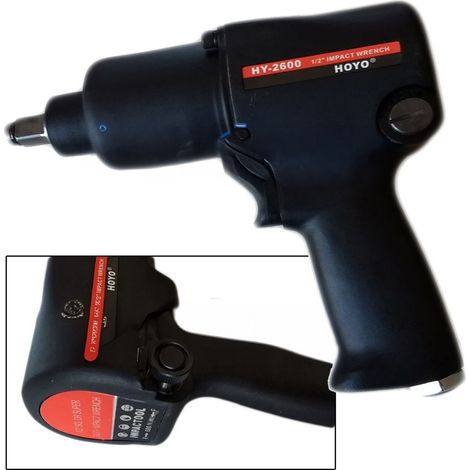 TrAdE Shop Traesio - Pistola Avvitatore Svitabulloni Pneumatico 1/2'' Reversibile 680nm Auto 7000rpm -