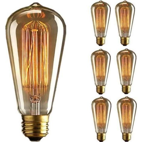 Ampoule LED - - ST64-E27 - 40W - 150lm - Blanc Chaud - Dimmable (1/5)