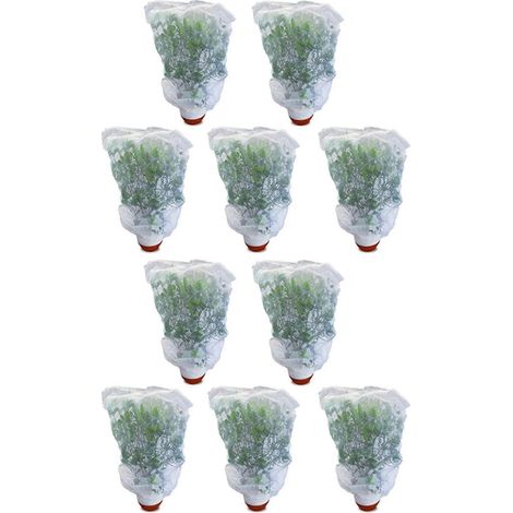 10 Packs de jardin plante protection Nets avec corde Tomato protection housse jardin plante Isolation Bags pour légume (1/5)