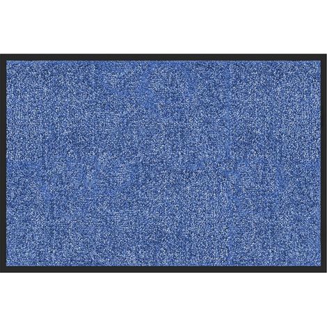 Tapis de Porte Paillasson d'entrée Rhine Bleu 120 x 300 cm