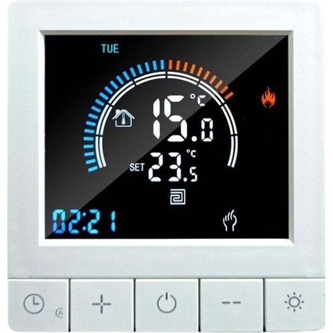 Termostato intelligente K5H25A-WIFI, XU, regolatore di temperatura connesso con protezione IP21, capacità di carico 3200W, corrente di contatto 16A, controllo remoto per riscaldamento domestico --Crez