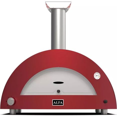 forno pizza a gas alfa "moderno" rosso 3 pizze (1/4)