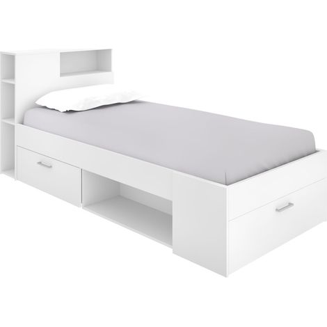 LANKA Cama Compacta blanco (1/4)