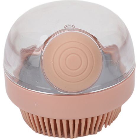 Gant exfoliant en silicone avec distributeur de savon, mousse bien, gommage douche pour femme, homme et animal (1/5)
