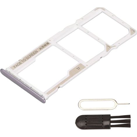 Packungsinhalt: 1 silberner SIM-Kartenhalter aus Kunststoff + Auswurfstift für Xiaomi Redmi Note 10 (1/5)