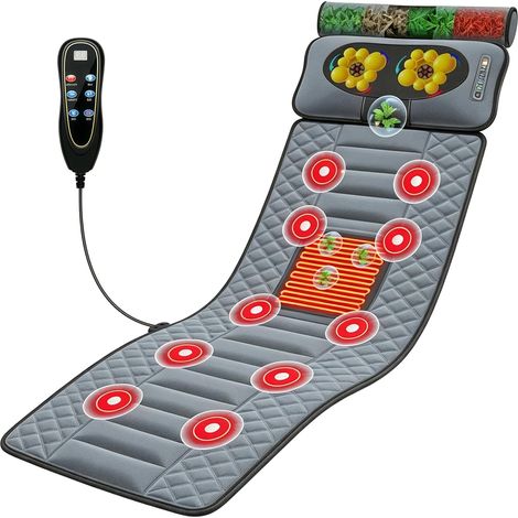 Tapis de Massage, Corps Entier, avec Chaleur, 10 Moteurs, pour Relaxation (1/5)