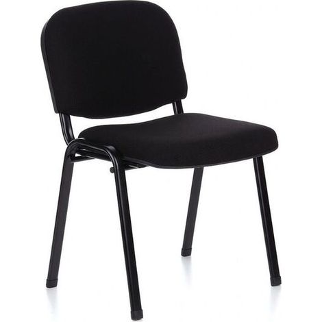 [GEBRAUCHT] B-Ware HJH Office XT 600 SW Vierfußstuhl Wartezimmerstuhl Bürostuhl Möbel Schwarz (1/2)