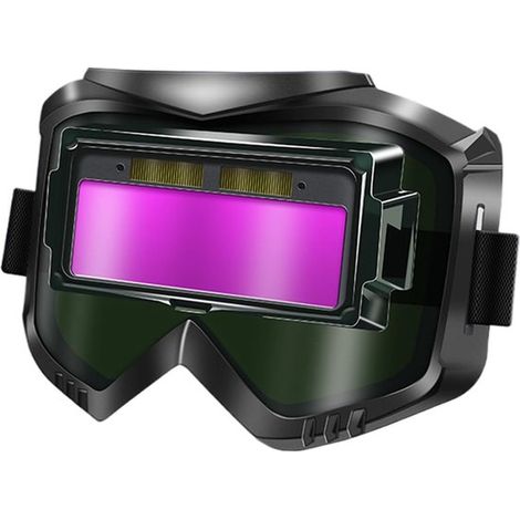 Schweißerschutzbrille für Herren – Schweißerschutzbrille – Schweißerschutz – Verstellbare Tönungsgläser – 192 x 138 x 91 cm – Schwarz (1/5)