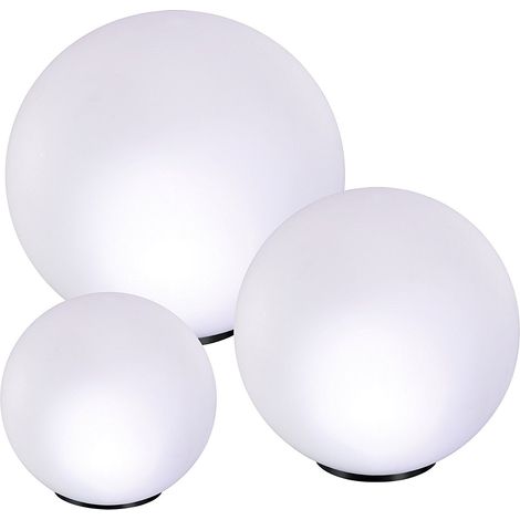 Solar Leuchtkugel 3er Set Chiemsee 20/30/40 cm 7 Lichtfarben (1/5)