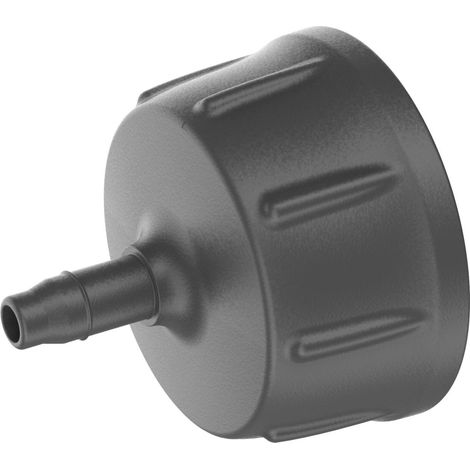GARDENA Micro-Drip-System Hahn-Anschlusstück 4,6 mm (3/16 Zoll) - G 3/4 Zoll: Adapter zur leichten Montage an einen Wasserhahn (G 3/4 Zoll), (13224-20) (1/3)
