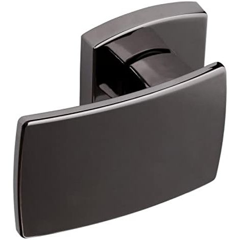 Set de Poignée de Porte sur Rosace MUZE - Version Clé I pour Porte Palière - Pose Facile - en Zamak - Vis Extérieures Invisibles - Chrome Velours (1/2)