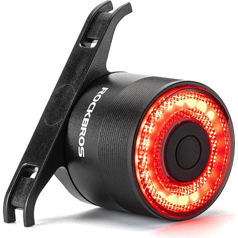 Fanale posteriore rosso per bicicletta, sistema STOP, quattro modalità di funzionamento (1/5)
