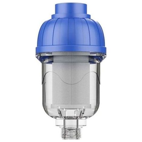 Filtre Calcaire Douche, 1/2" Adoucisseur D'eau Anti Calcaire, Filtre Douche avec Tamis en Acier Inoxydable, Diltre à Eau pour Chauffe-eau, Douches, Machines à Laver, Robinets (1/4)