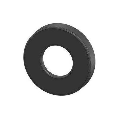 ROSACE EN LAITON Dimensions : D. 32 70x12 mm Noir mat