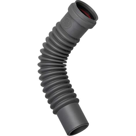 Wirquin 79021011 Raccord wc souple magicoude M/F D50, à emboîter (push-fit) pour évacuation, gris