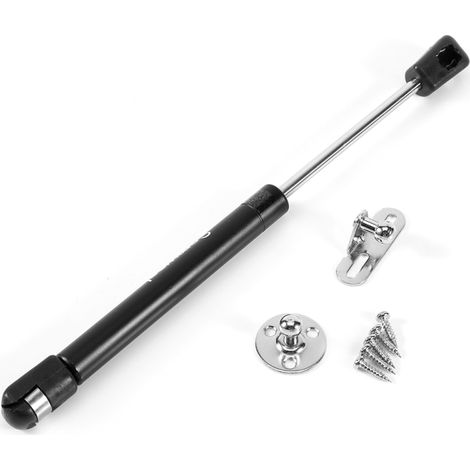 Muelle neumático para puerta, soporte de muelle hidráulico de gas para bisagra de armario de cocina, negro