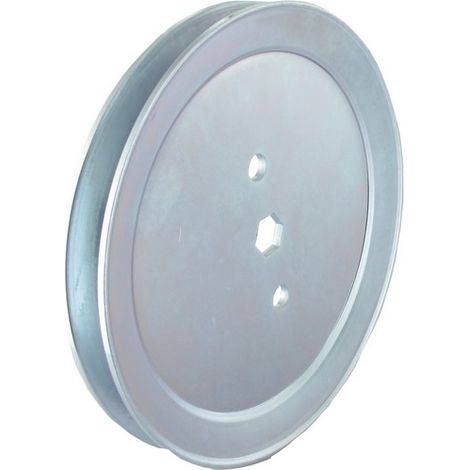 Poulie palier lame pour tracteur tondeuse – Alésage hexagone 17 mm – Diamètre 180 mm – Compatible carters de coupe 107 cm – John Deere