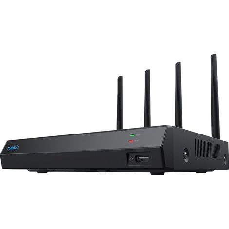 Reolink NVS12W Grabador de Vídeo Negro 4K Wi-Fi 6