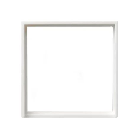 Gira Marco adaptador cuadr. 50 x 50 mm System 55 Blanco puro m [028227], 0282 27