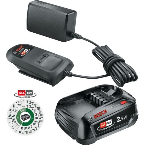 Bosch Starter Set 18V PBA 2.5Ah Battery + Standard Charger Kit - Power For All