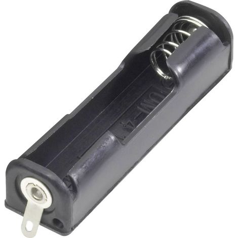 portabatteria per 1 batteria mini stilo (aaa) con collegamento a saldare (1/5)