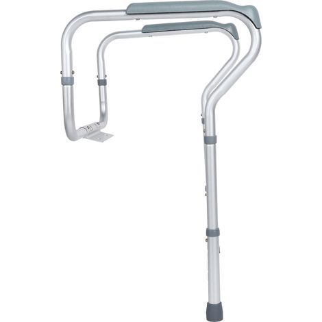 Cadre de garde-corps de sécurité en alliage d'aluminium pour salle de bain, pour femmes enceintes handicapées et âgées (1/5)