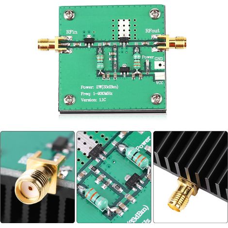 2-W-Breitband-HF-Leistungsverstärker 1–930 MHz (1/5)
