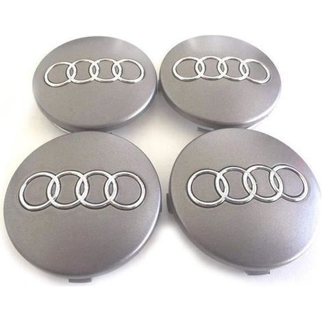 4 PCS Cache Moyeu Pour Roue Audi Cache-enjoliveurs Ø Diamètre 60mm