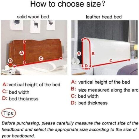 Copritestiera in velluto per letto matrimoniale king-size, protezione completa, antipolvere, grigio chiaro, 150 cm (1/4)