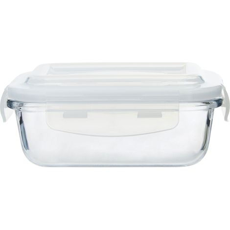Interiors by Premier Durable 370 Ml Glass Container, Borosilicate Glass Food Organizer, Airtight Storage Container For Kitchen (1/5)