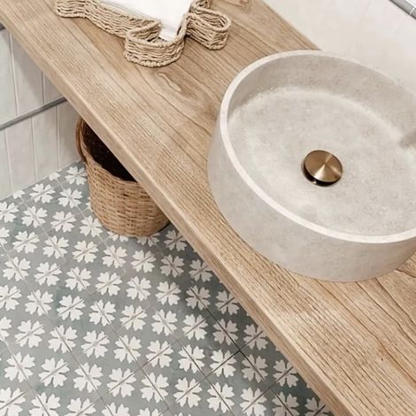 Carrelage Imitation Carreaux de Ciment MARLOW Zoe 11,5x11,5cm (1/4)