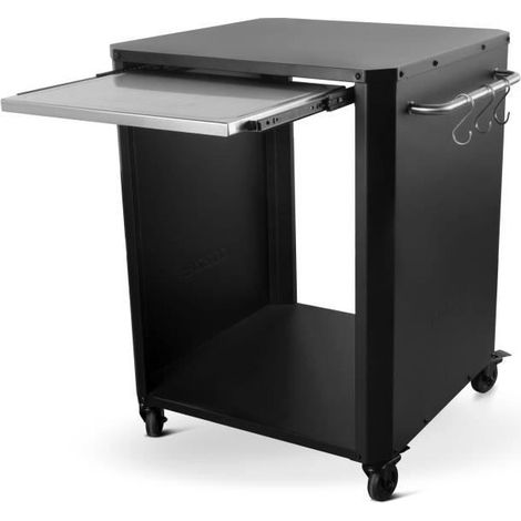 Chariot avec planche a découper - COZZE - 90300 - Inox (1/3)