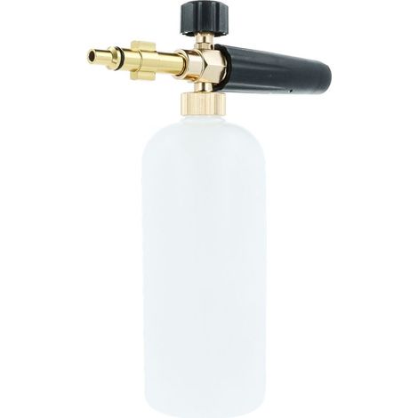 1 lance à mousse, réservoir 1 l, compatible Parkside/Lavor PHD 110 d1 et Hobby Serie, pression jusqu'à 200 bar, acier inoxydable et plastique (1/5)